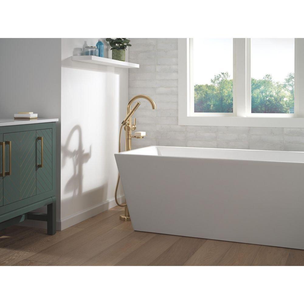 Delta Bonacci: Floor Mount Tub Filler Trim 