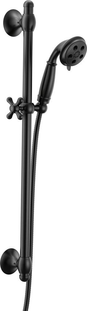 Delta Universal Showering Components: H2Okinetic 3-Setting Slide Bar Hand Shower 