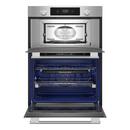 30" W Smart Combination Wall Oven and Microwave with Camera in PringShield Stainless Steel 