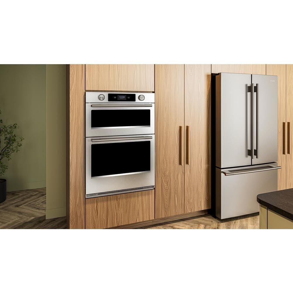 30" W Smart Combination Wall Oven and Microwave with Camera in PringShield Stainless Steel 