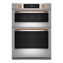 30" W Smart Combination Wall Oven and Microwave with Camera in PringShield Stainless Steel 
