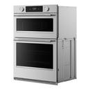 30" W Smart Combination Wall Oven and Microwave with Camera in PringShield Stainless Steel 