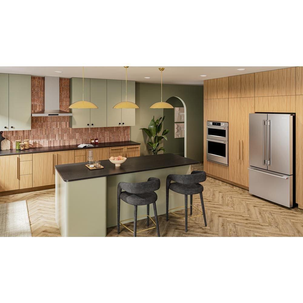 30" W Smart Combination Wall Oven and Microwave with Camera in PringShield Stainless Steel 