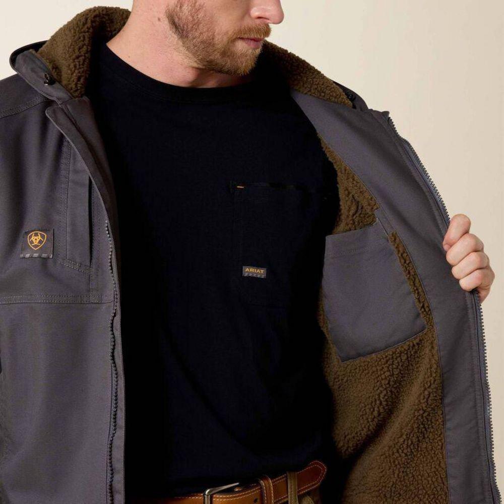 RBR DURACANVAS JKT GREY 4X 