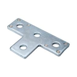 3-1/2 x 5-3/8 in. Electrogalvanized Carbon Steel Corner Bracket