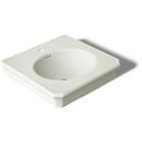 24 in. Pedestal/Console Rectangular Bathroom Sink in Dune 