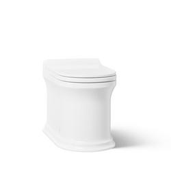 1.0/.28 gpf Dual Flush Elongated One Piece Smart Toilet in White