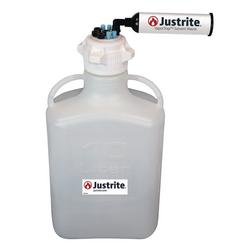 Vaportrapa Carboy  with Filter Kit 10L HDPE 83MM Cap 4 Ports 1/8 in. OD Tubing 4 Ports 1/4 in. OD Tubing