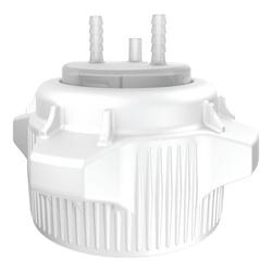 Carboy Cap 83MM Open Top With Adapter Two 1/4 in. Molded-In  Hose Barbs And Vent