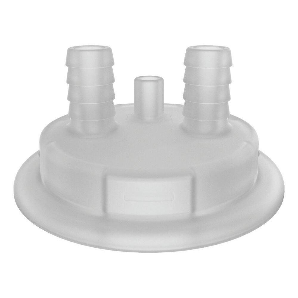 Adapter For Carboy Cap 83MM With Two 1/2 in. Molded-In Hose Barbs And Vent 