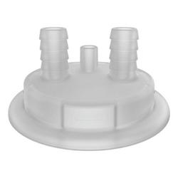 Adapter For Carboy Cap 83MM With Two 1/2 in. Molded-In Hose Barbs And Vent