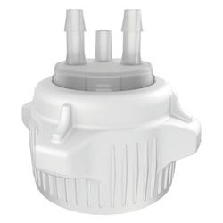 Carboy Cap 53MM Open Top With Adapter Two 1/4 in. Molded-In Hose Barbs And Vent