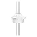 Carboy Cap 120MM Open Top With with Two 1/4 in. & One 3/8 in. OD Tubes 37 in. Length 