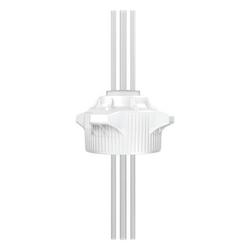 Carboy Cap 120MM Open Top With with Two 1/4 in. & One 3/8 in. OD Tubes 37 in. Length