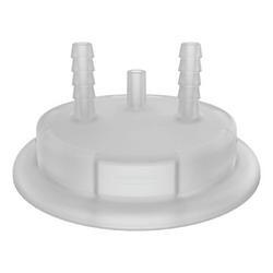 Adapter For Carboy Cap 83MM With Two 1/4 in. Molded-In Hose Barbs And Vent