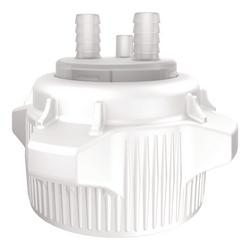Carboy Cap 83MM Open Top With Adapter Two 1/2 in. Molded-In  Hose Barbs And Vent
