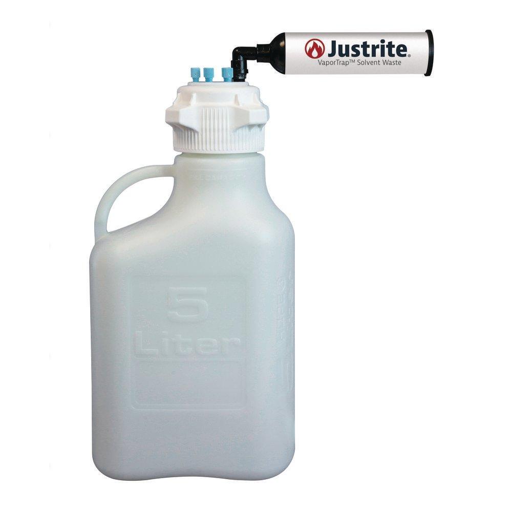 Vaportrapa Carboy with Filter Kit 5L HDPE 83MM Cap 6 Ports 1/8 in. OD Tubing 