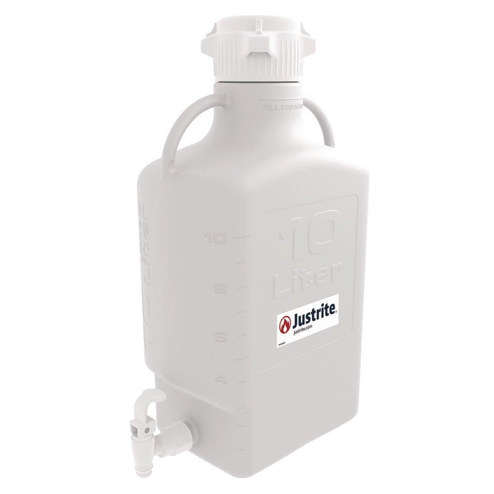 Carboy With Spigot 10L High Density Polyethylene (HDPE) 83MM Cap 