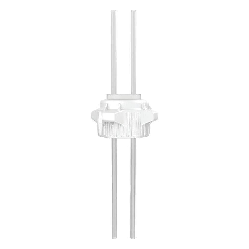 Carboy Cap 83MM Open Top With with Two 1/4 in. OD Tubes 27 in. Length 