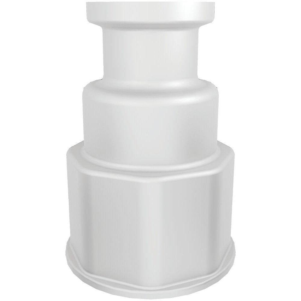 Spigot Fitting 1-1/8 in. Thread With 3/4 in. Sanitary Connect 