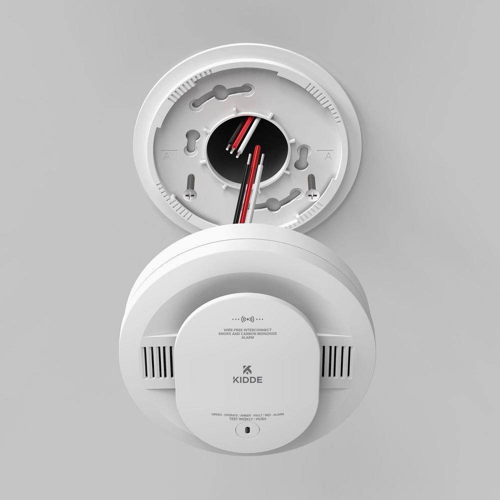 Firex Combo Alarm Hardwired + Wireless Interconnect with AA Backup Battery 