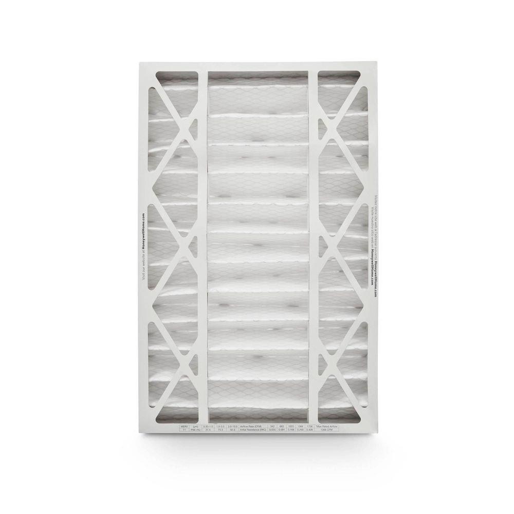 Honeywell Home White 25 x 4 in. MERV 11 Air Filter 