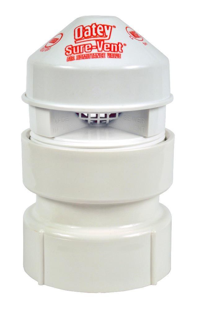 Oatey® White 1-1/2 - 2 in. 160 dfu PVC Air Vent 