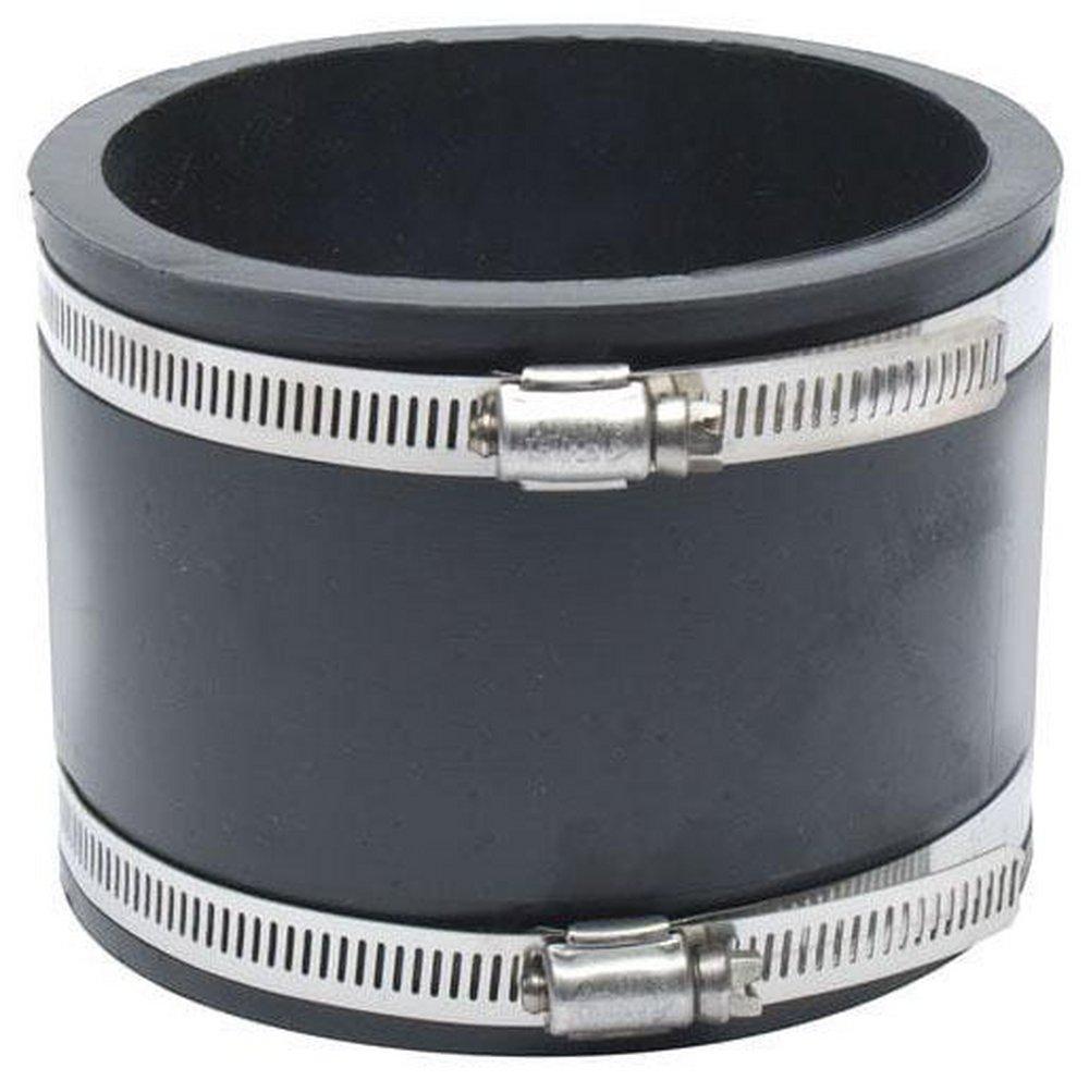 Fernco 4 in. Asbestos Cement Fiber and Ductile Iron Flexible Coupling 