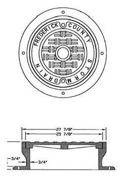 24 in. Storm Sewer Frame and Cover