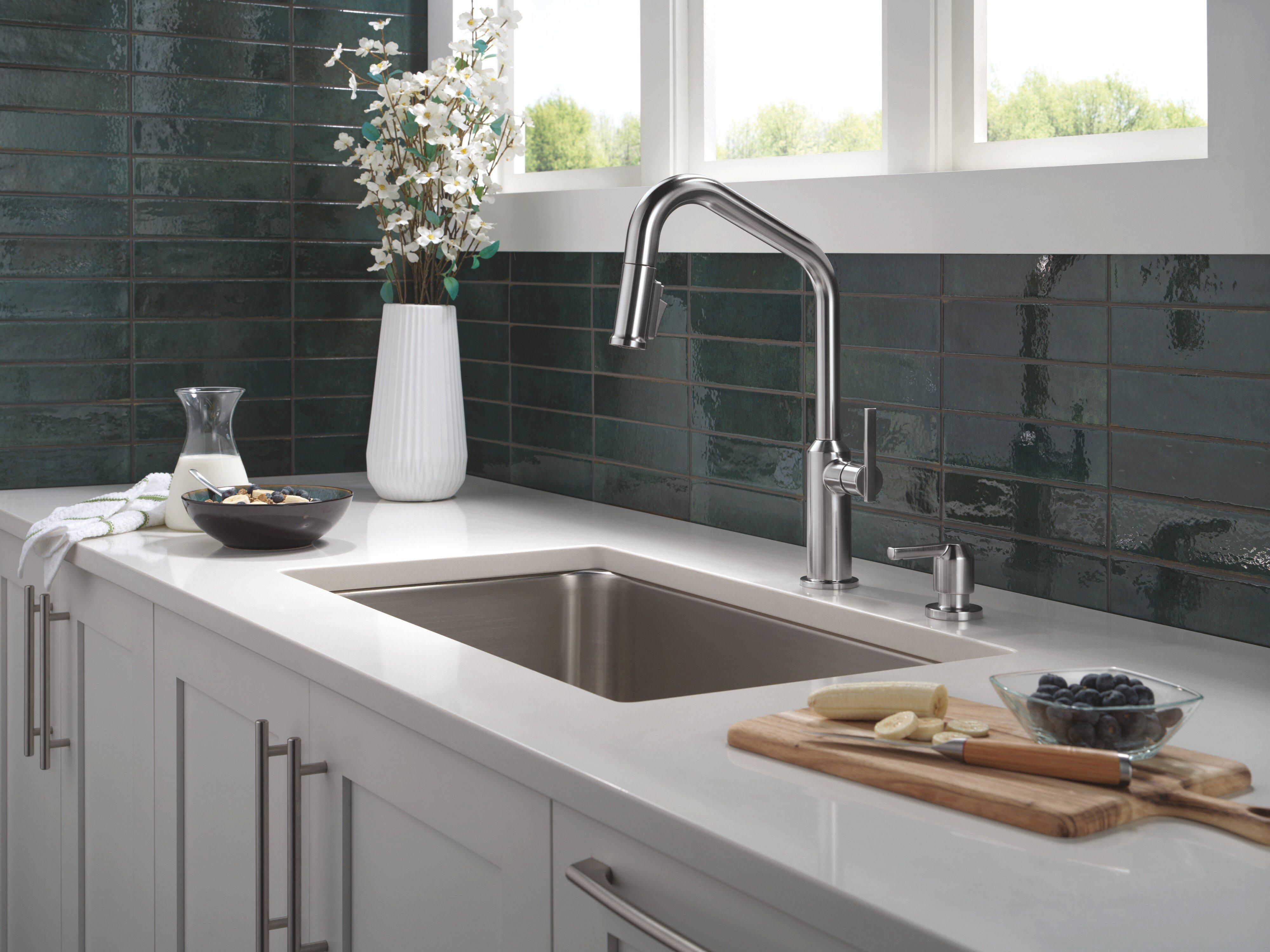 Delta Cordova: Metal Soap Dispenser 