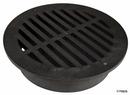 12 in. Round Grate in Black