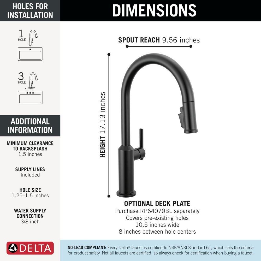 Delta Cordova: Single Handle Pull-Down Kitchen Faucet 