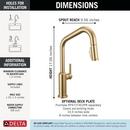 Delta Cordova: Single Handle Pull-Down Kitchen Faucet 