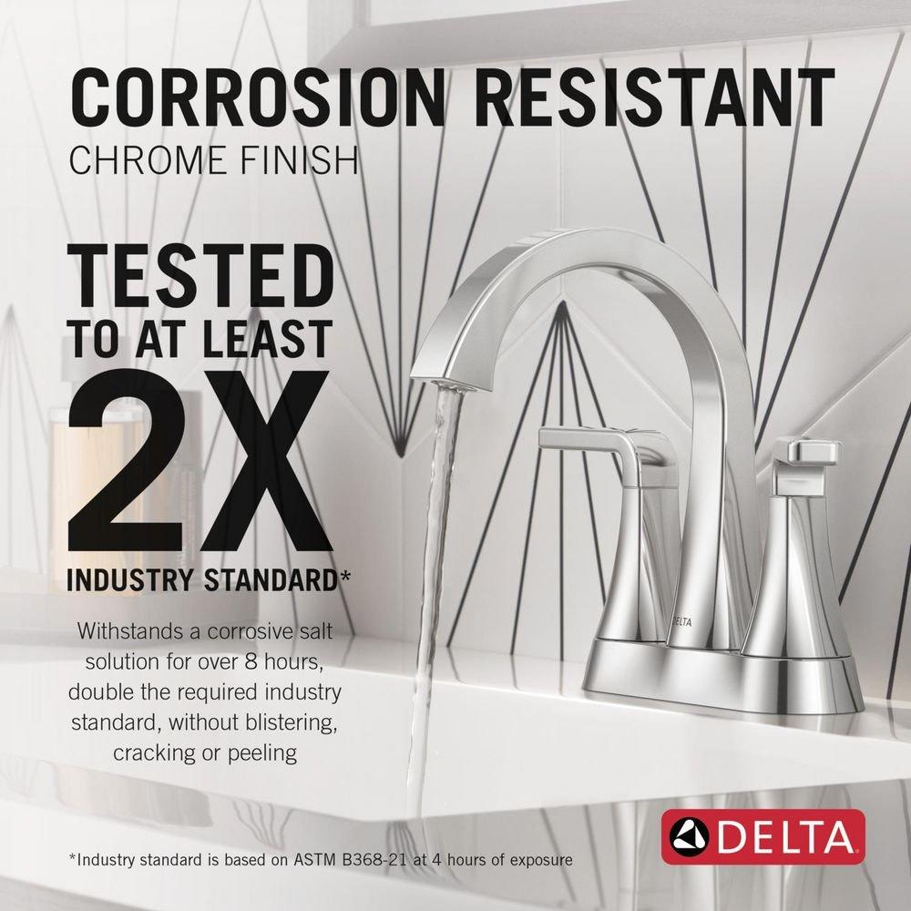 Delta Lineax: Two Handle Centerset Bathroom Faucet 