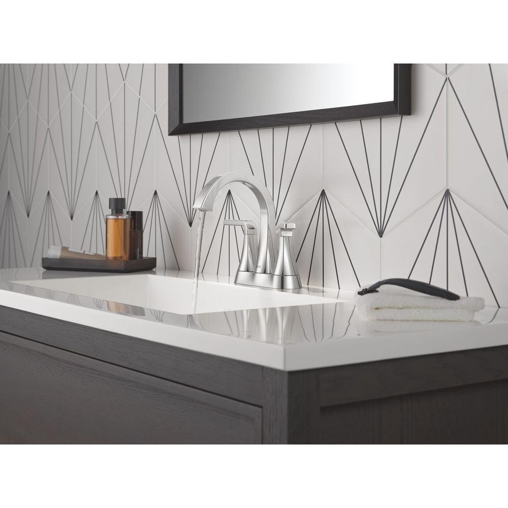 Delta Lineax: Two Handle Centerset Bathroom Faucet 