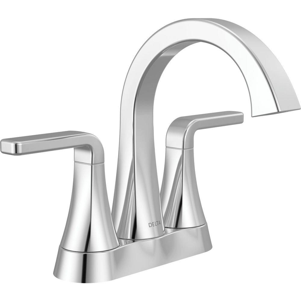 Delta Lineax: Two Handle Centerset Bathroom Faucet 