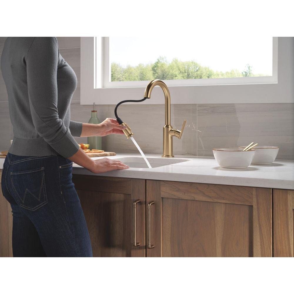 Delta Cordova: Single Handle Pull-Down Bar/Prep Faucet 