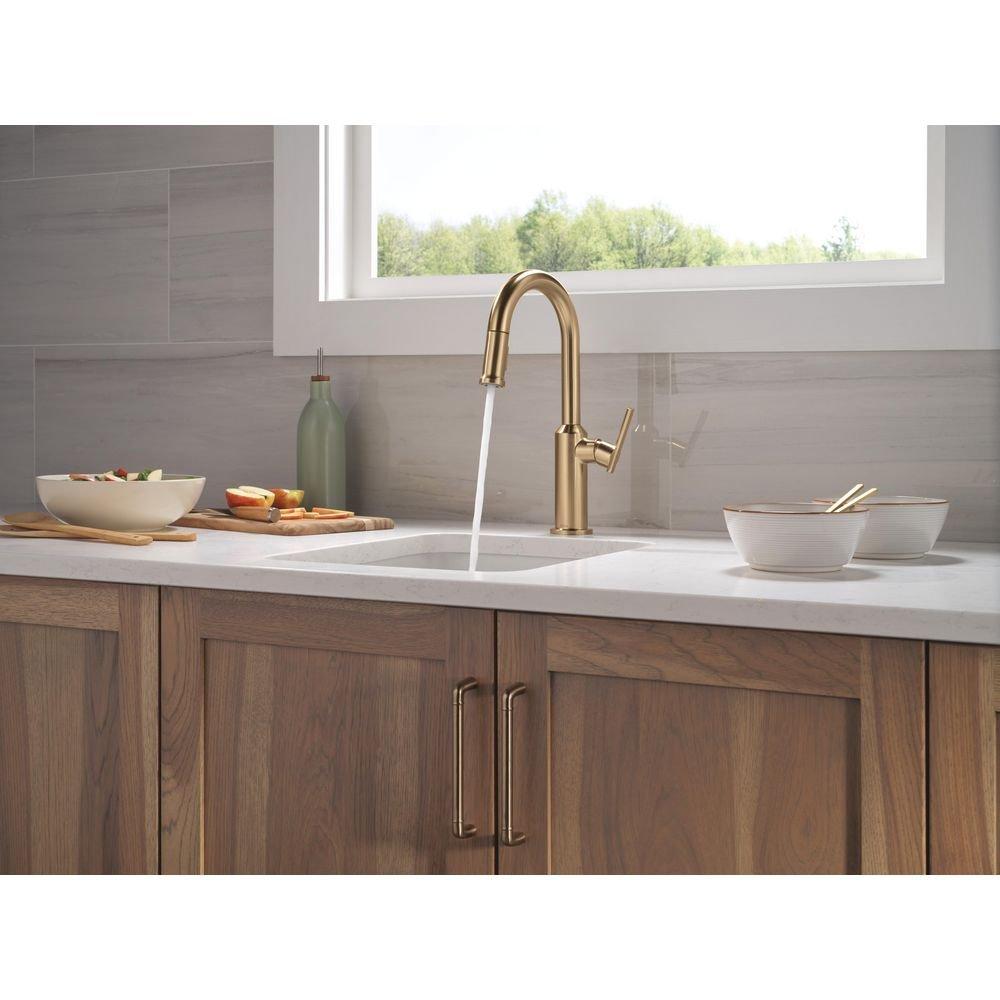 Delta Cordova: Single Handle Pull-Down Bar/Prep Faucet 