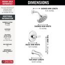 Delta Lineax: Monitor 14 Series Tub & Shower Trim 