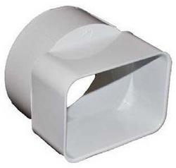 3 x 4 x 4 in. PVC Sewer and Drain Downspout Adapter