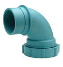 Zurn Corrosive Waste Drainage Socket x Spigot Acid Waste Straight and Street Schedule 40 Polypropylene 90 Degree Elbow 