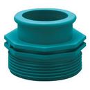 2 in. Straight Poly Flow Glass PVDF Pipe Adapter