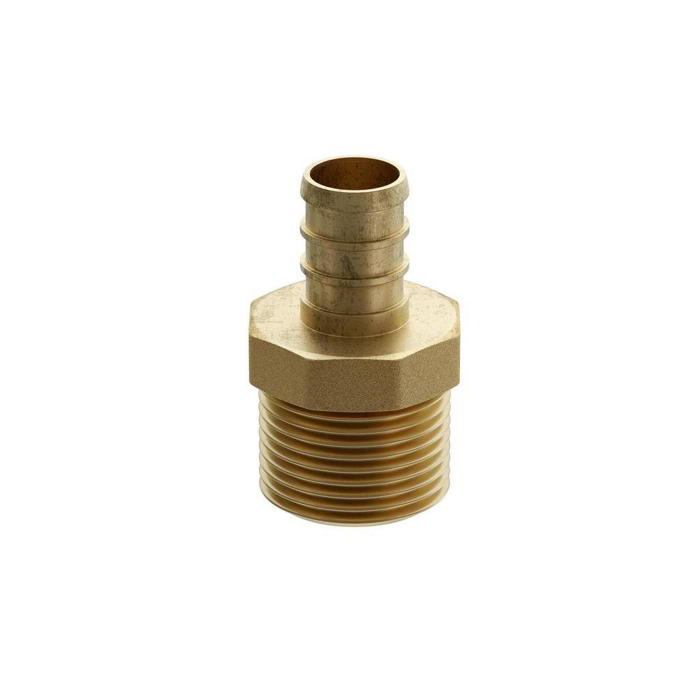 1-1/2 in. Male Sweat x 1-1/2 in. MIP Brass PEX Adapter image number 1