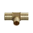 2 in. x 2 in. x 1-1/4 in. Brass PEX Tee image number 0