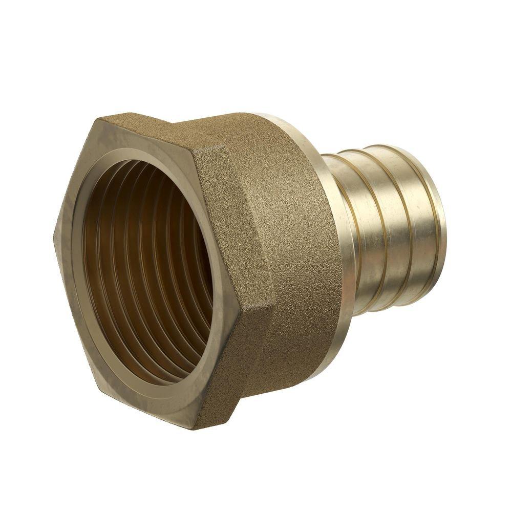 2 in. Female Sweat x 2 in. FIP Brass PEX Adapter image number 1