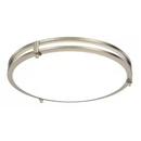 Saturn LED Indoor Flush Mount Celing Fixture 16" Round Switchable CCT in Brushed Nickel 