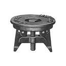 2 in. 2-Hole Cast Iron Repair Lid for Curb Box