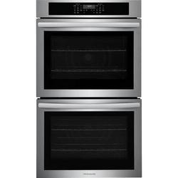 30" W 10.6 Cu Ft Built In Double Wall Oven with Air Fry and Convection in Stainless Steel