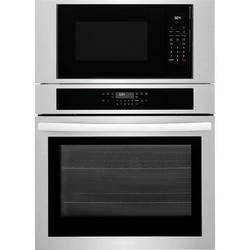 30"W Wall Mount Built In Combination Microwave and Oven with Air Fry, Steam Clean, and Convection in Stainless Steel