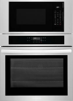 30"W Wall Mount Built In Combination Microwave and Oven with Air Fry, Steam Clean, and Convection in Stainless Steel